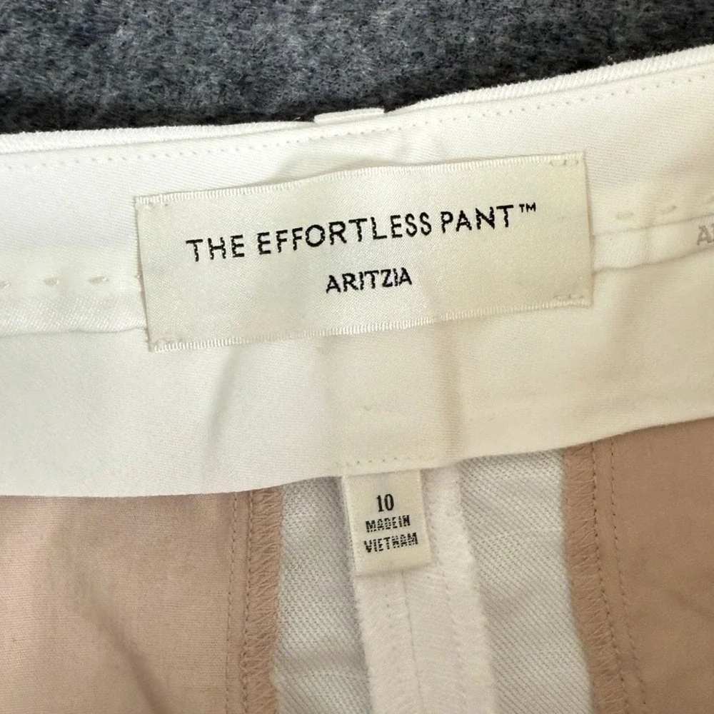 Aritzia White Wide Leg Pants